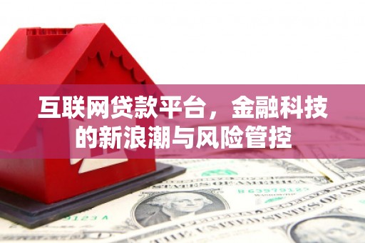 金城江互联网贷款平台，金融科技的新浪潮与风险管控