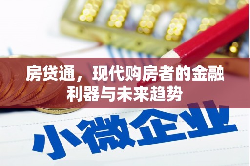金城江房贷通，现代购房者的金融利器与未来趋势