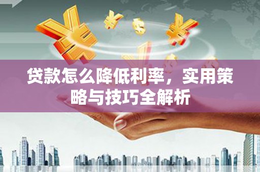 金城江贷款怎么降低利率，实用策略与技巧全解析