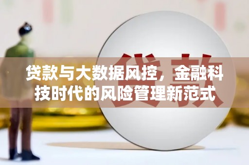 金城江贷款与大数据风控，金融科技时代的风险管理新范式