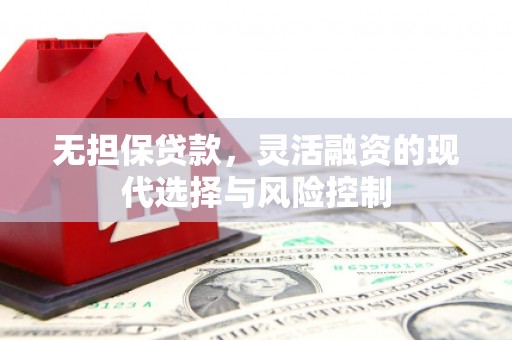 金城江无担保贷款，灵活融资的现代选择与风险控制