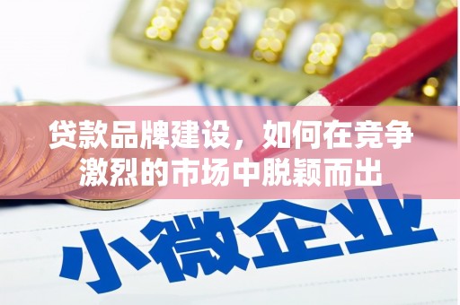 金城江贷款品牌建设，如何在竞争激烈的市场中脱颖而出