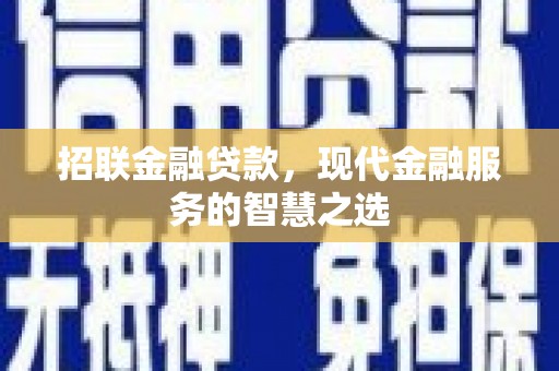 金城江招联金融贷款，现代金融服务的智慧之选
