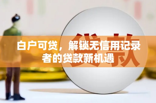 金城江白户可贷，解锁无信用记录者的贷款新机遇