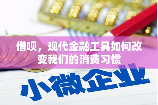 金城江借呗，现代金融工具如何改变我们的消费习惯