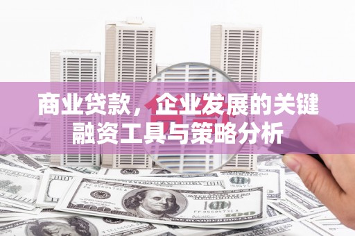 金城江商业贷款，企业发展的关键融资工具与策略分析