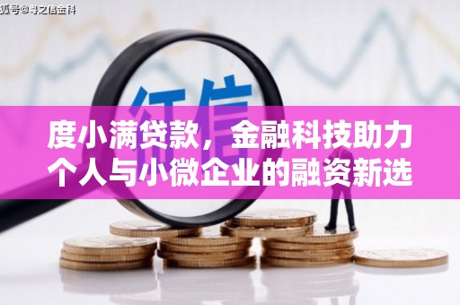 金城江度小满贷款，金融科技助力个人与小微企业的融资新选择