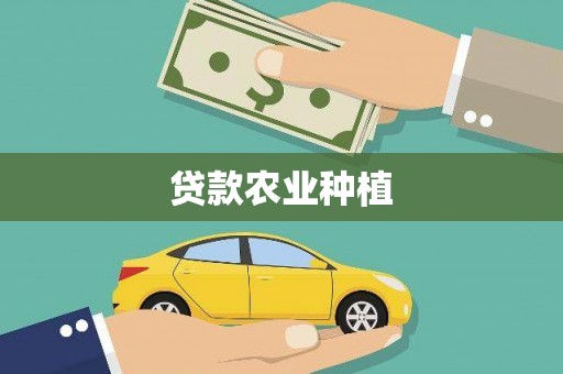 金城江贷款农业种植