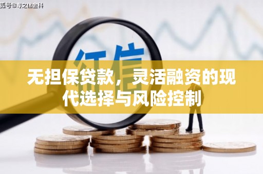 金城江无担保贷款，灵活融资的现代选择与风险控制