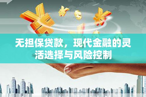金城江无担保贷款，现代金融的灵活选择与风险控制