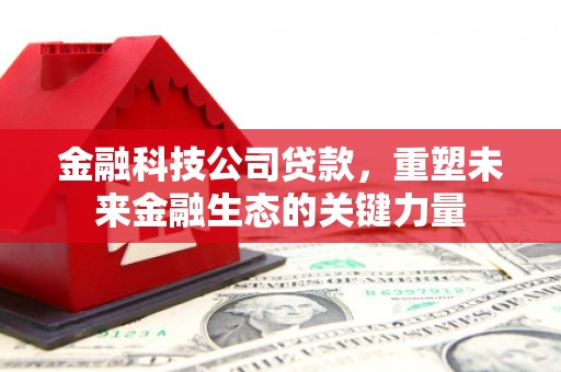 金城江金融科技公司贷款，重塑未来金融生态的关键力量