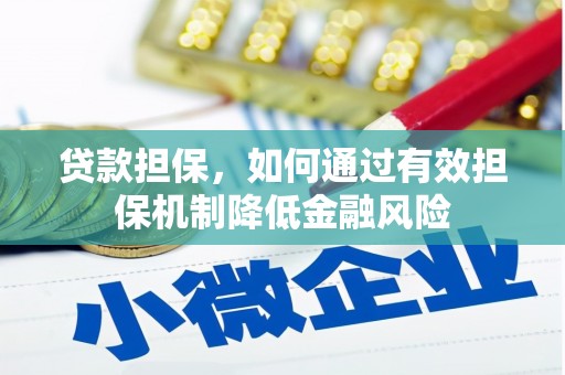 金城江贷款担保，如何通过有效担保机制降低金融风险