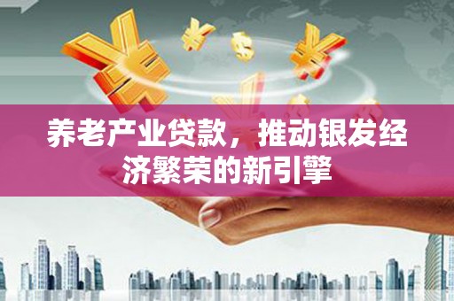 金城江养老产业贷款，推动银发经济繁荣的新引擎