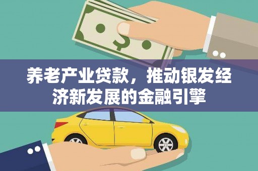 金城江养老产业贷款，推动银发经济新发展的金融引擎
