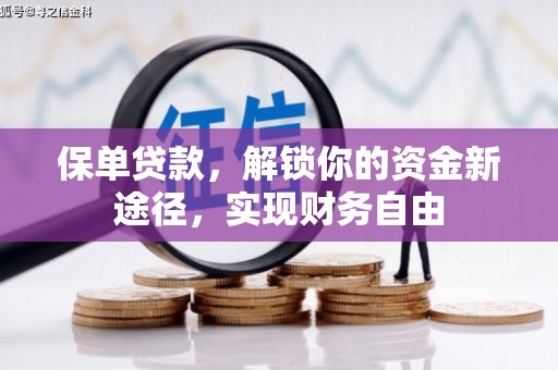 金城江保单贷款，解锁你的资金新途径，实现财务自由