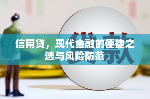 金城江信用贷，现代金融的便捷之选与风险防范