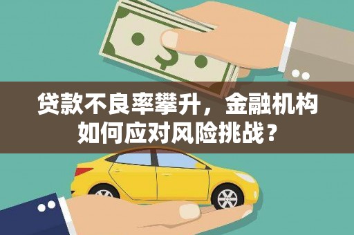 金城江贷款不良率攀升，金融机构如何应对风险挑战？