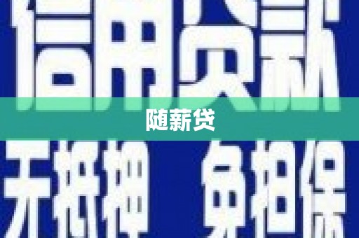 金城江随薪贷