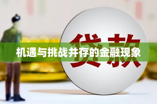 金城江机遇与挑战并存的金融现象