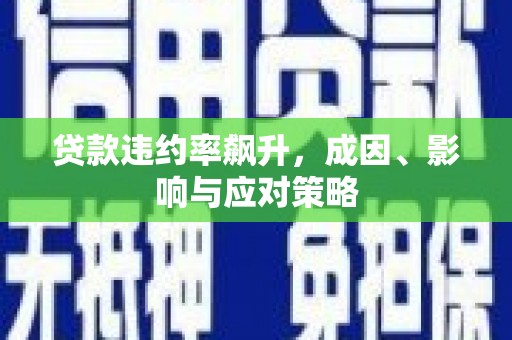 金城江贷款违约率飙升，成因、影响与应对策略